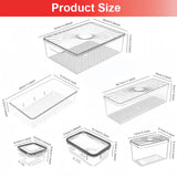 Load image into Gallery viewer, 22pcs Food Storage Containers Pantry Organizer Bins,100% Leak proof (4#)
