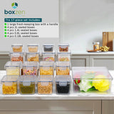 Load image into Gallery viewer, 17pcs High Quality Pantry Storage Container Kitchen Food Clear Plastic Storage Boxes (7#)