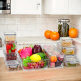 Load image into Gallery viewer, 18pcs Kitchen Storage Oragnizer Bins BPA Free Plastic Containers (6#)